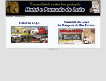 Tablet Screenshot of hotelleao.com.br